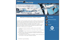 Desktop Screenshot of performancewater.com